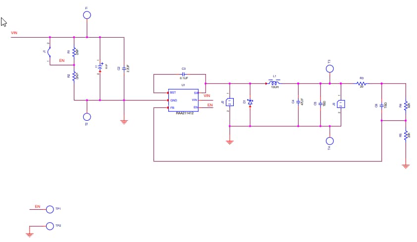 Schematic - Renesas Electronics RTKA211412DE0000BU Evaluation Board